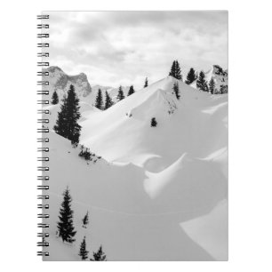 Carnet Paysage alpin : Snowy Fir Trees