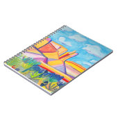 Carnet Paysage aquarelle de Kitchen Mesa coloré (Côté gauche)
