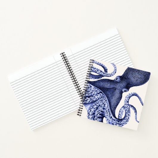 Carnet Paysage Bleu Octopus (Intérieur)