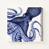 Carnet Paysage Bleu Octopus (Dos)