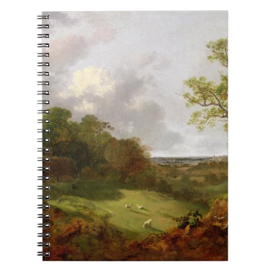 Carnet Paysage boisé de Thomas Gainsborough | avec un (Devant)