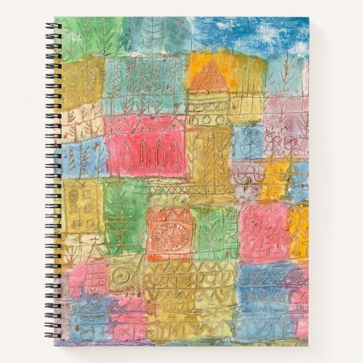 Carnet Paysage coloré - Paul Klee (Devant)