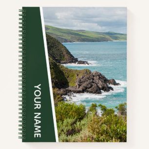 Carnet Paysage côtier de Green Hills, Australie, Vert