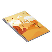 Carnet Paysage d'automne. Panorama des paysages de campag (Côté Droit)