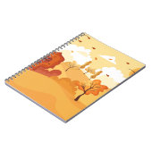 Carnet Paysage d'automne. Panorama des paysages de campag (Côté gauche)