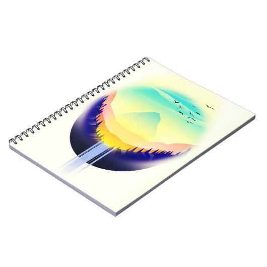 Carnet Paysage de cascade (Côté gauche)