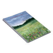 Carnet Paysage de champ de fleurs (Côté Droit)