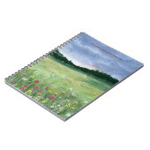 Carnet Paysage de champ de fleurs (Côté gauche)
