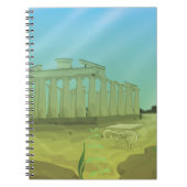 Carnet paysage de dessin animé d'Atlantas (Devant)