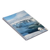 Carnet Paysage de la cascade de Godafoss (Côté Droit)