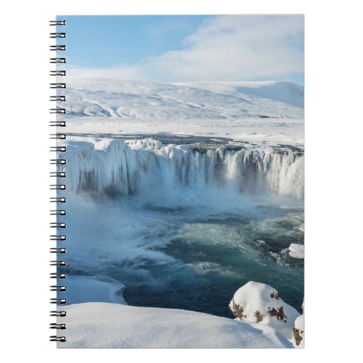 Carnet Paysage de la cascade de Godafoss (Devant)
