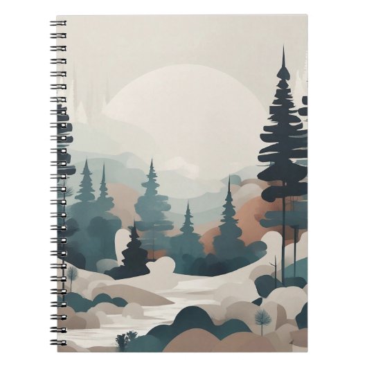 Carnet Paysage de la forêt de Boho (Devant)