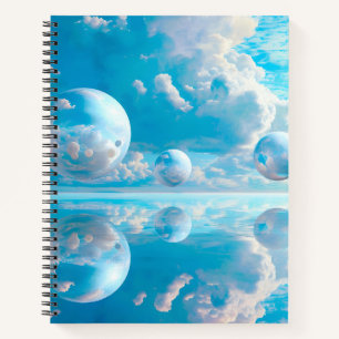 Carnet Paysage de nature surréaliste ciel rêveur