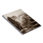 Carnet paysage de neige parc et arbres paysage en hiver (Côté Droit)