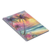 Carnet Paysage de plage tropicale de rêve (Côté Droit)
