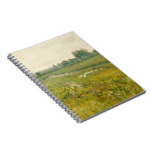 Carnet Paysage de prairie étendu avec oies (Côté Droit)