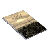 Carnet Paysage de sépia du modèle | des textes (Côté Droit)