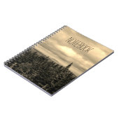 Carnet Paysage de sépia du modèle | des textes (Côté gauche)