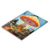 Carnet Paysage des champignons Art des Imaginaires surréa (Côté gauche)