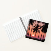 Carnet Paysage des palmiers à coco (Intérieur)