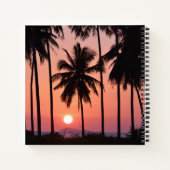 Carnet Paysage des palmiers à coco (Dos)