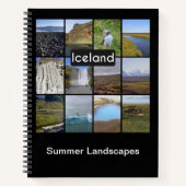 Carnet Paysage d'été islandais (Devant)
