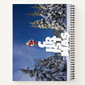 Carnet Paysage d'hiver de Noël (Dos)