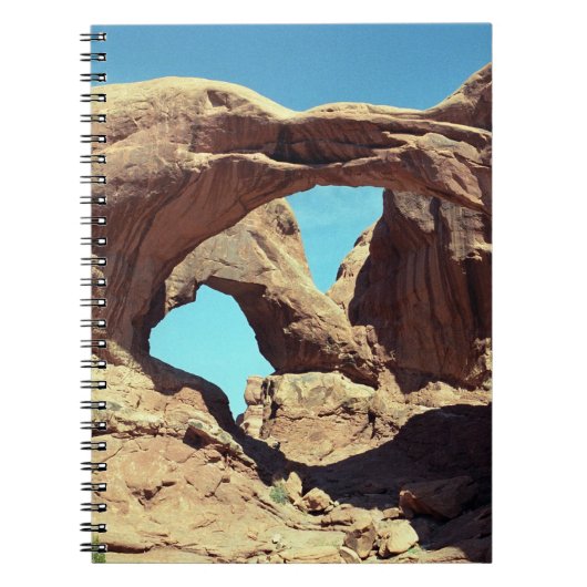 Carnet Paysage du désert de Double Arch (Devant)