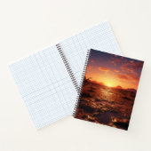 Carnet Paysage du désert du coucher du soleil (Intérieur)
