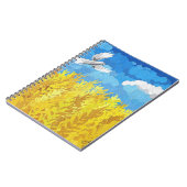 Carnet Paysage du drapeau ukrainien (Côté gauche)