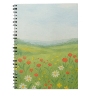 Carnet Paysage du Fleur sauvage lunaire