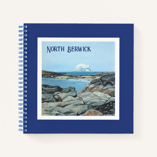 Carnet Paysage écossais peinture côtière marine art (Devant)