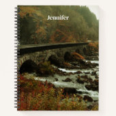 Carnet Paysage forestier et fluvial d'automne (Devant)