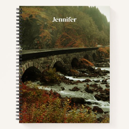 Carnet Paysage forestier et fluvial d'automne (Devant)