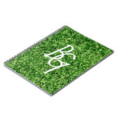 Carnet Paysage Gardner Green Grass Initiales (Côté gauche)