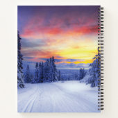 Carnet Paysage hivernal (Dos)
