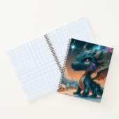 Carnet Paysage hivernal de Chibi Dragon mystique (Intérieur)
