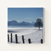 Carnet Paysage hivernal neige (Dos)