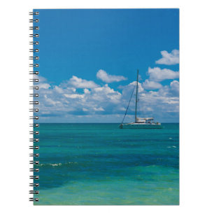 Carnet Paysage marin de la baie tropicale bleue