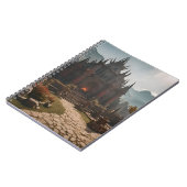 Carnet Paysage médiéval du château de montagne (Côté gauche)