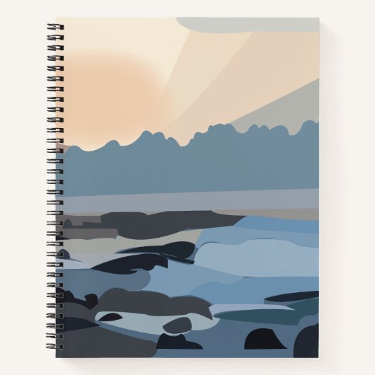 Carnet Paysage naturel Ocean Sea Sky (Devant)