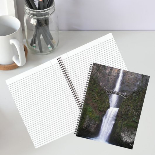 Carnet Paysage pittoresque de Multnomah Falls
