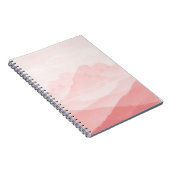 Carnet Paysage rose romantique Sérénité (Côté Droit)