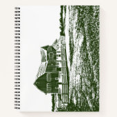 Carnet Paysage rural maison de ferme de style coupe (Devant)