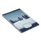 Carnet Paysage Snowy Blue (Côté Droit)
