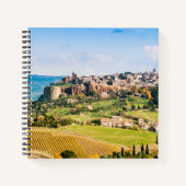 Carnet Paysage sur Orvieto (Devant)