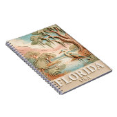 Carnet Paysage Texturé de la Faune Aviaire des Everglades (Côté Droit)
