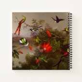 Carnet Paysage tropical avec dix colibris (Dos)