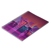 Carnet Paysage urbain coloré et lumineux. illustration (Côté gauche)