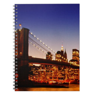 Carnet Paysage urbain de New York avec le pont au-dessus